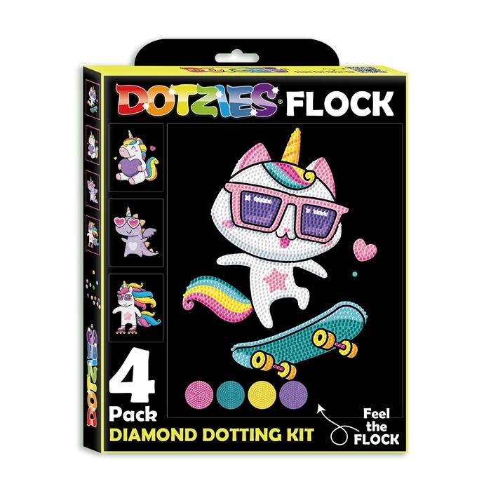 Diamond Dotz - Diamond Painting Neon Einhörner