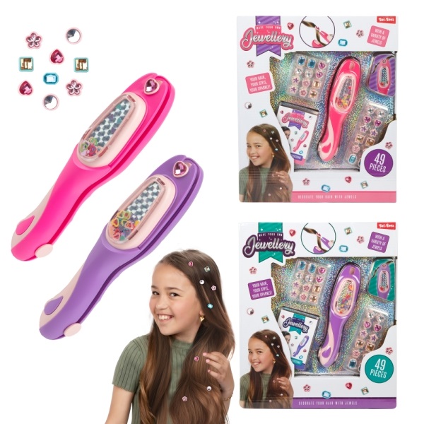 Toi-Toys - Haarschmuck Set mit Glitzersteinen
