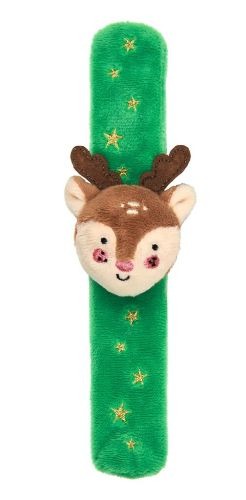 moses - Plüschiges Glitzer-Schnapparmband