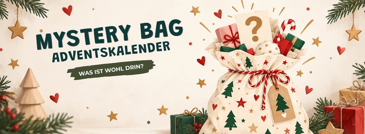 Adventskalender Mystery Bag – 12 Überraschungen, unendlich viel Vorfreude