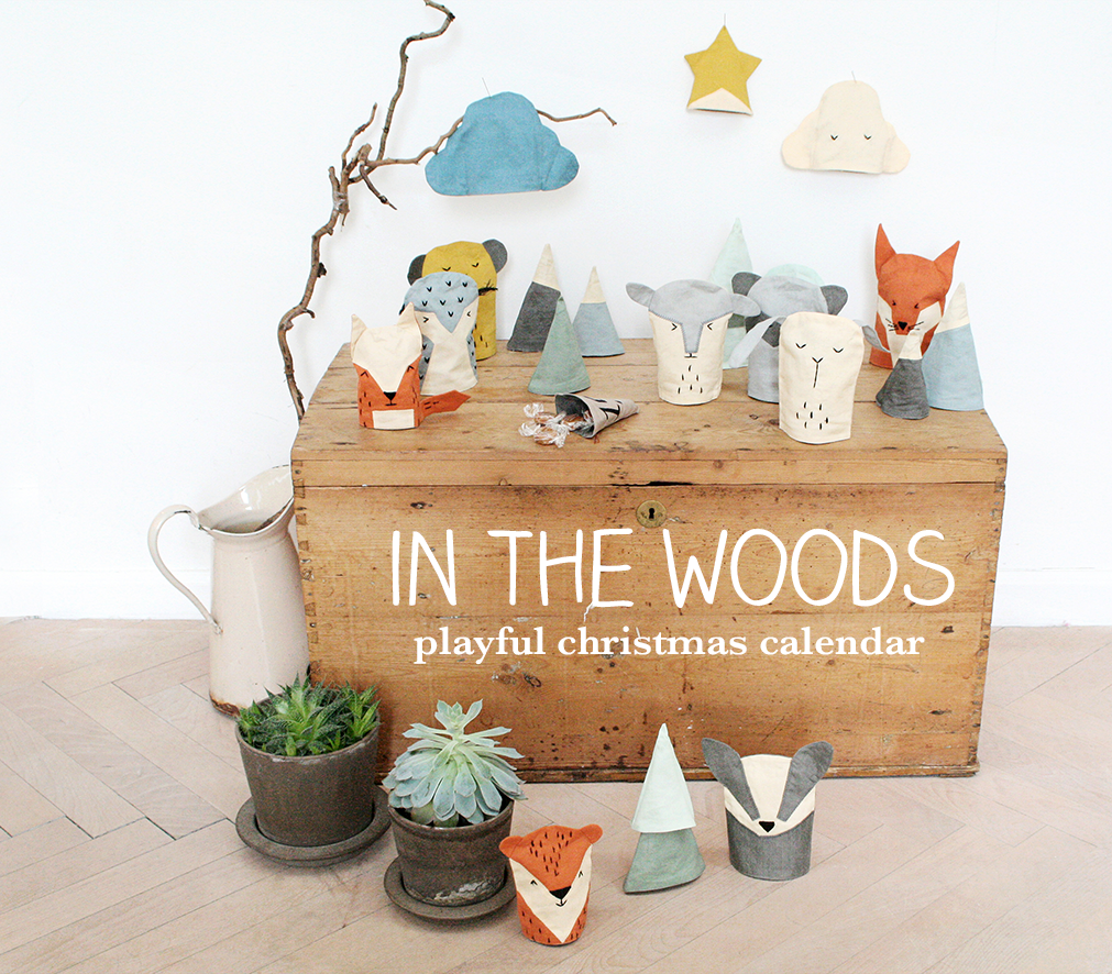 in the woods - text