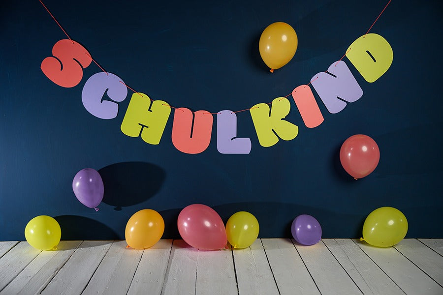 ava&yves - Girlande Schulkind Bunt