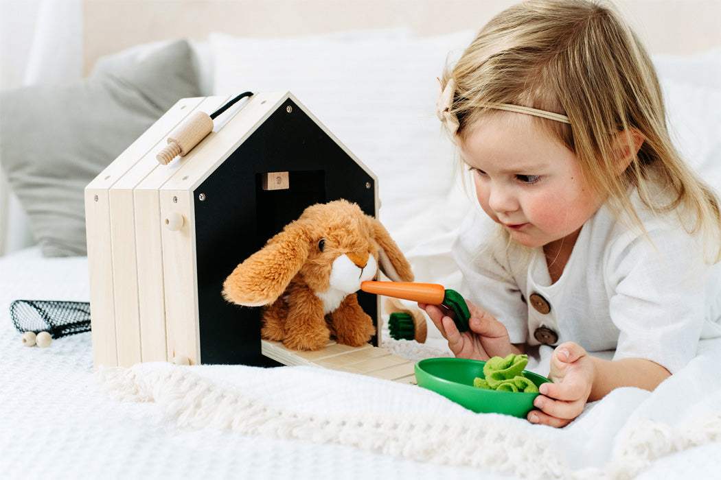 small foot - Hasenstall mit Auslauf