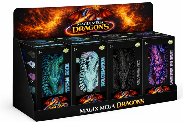 Triton-X - Fidget: Magic MEGA Dragon Granitox Rex