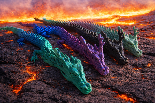 Triton-X - Fidget: Magic MEGA Dragon Lavathor the Giant