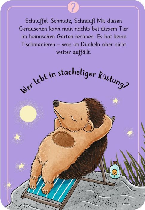 moses - 50 wundersame Tierrätsel: Tiere der Nacht