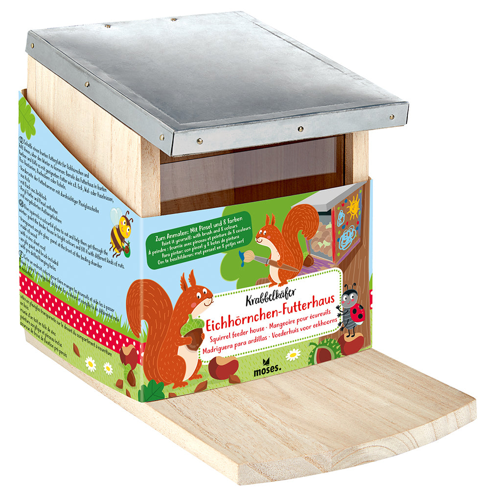 moses - Krabbelkäfer Eichhörnchen-Futterhaus