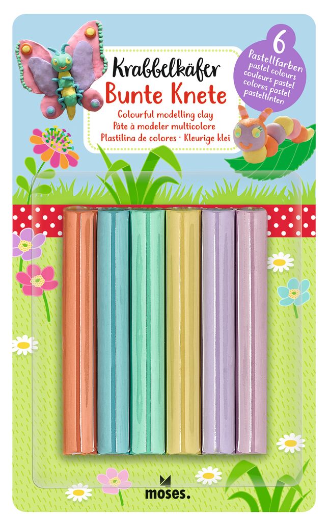moses - Krabbelkäfer Bunte Knete (versch. Farben)