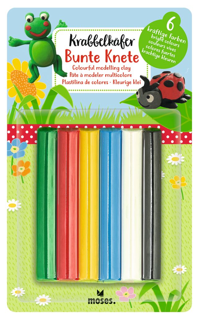 moses - Krabbelkäfer Bunte Knete (versch. Farben)