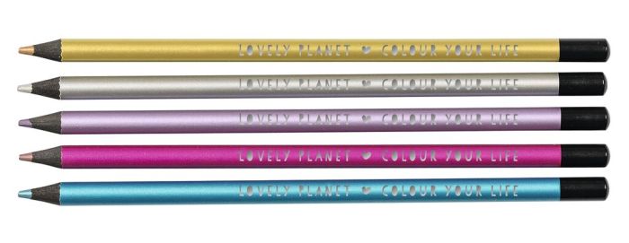 moses - Lovely Planet Buntstifte Metallic & Neon