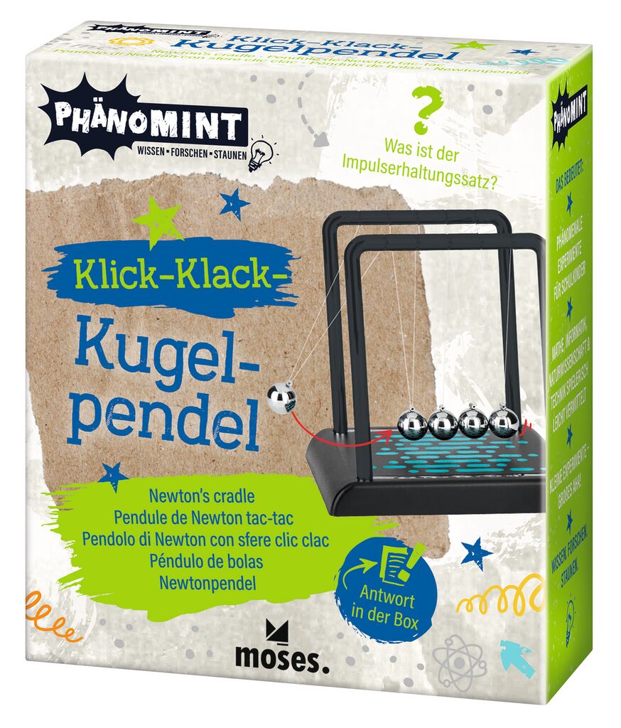 moses - PhänoMINT Klick-Klack-Kugelpendel