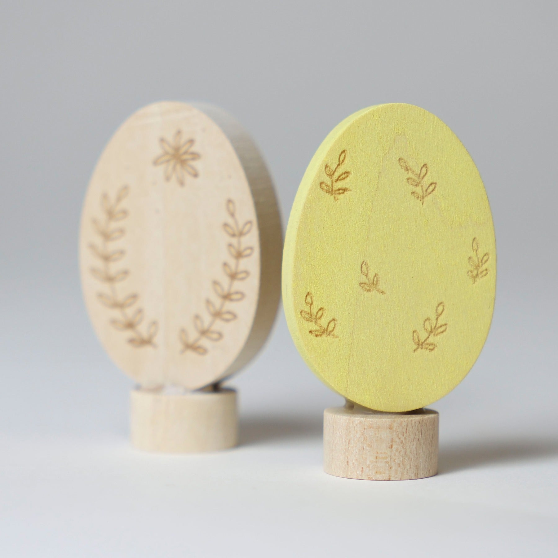 GRIMM'S - verschiedene Holzstecker - Osterei Duo Ornament