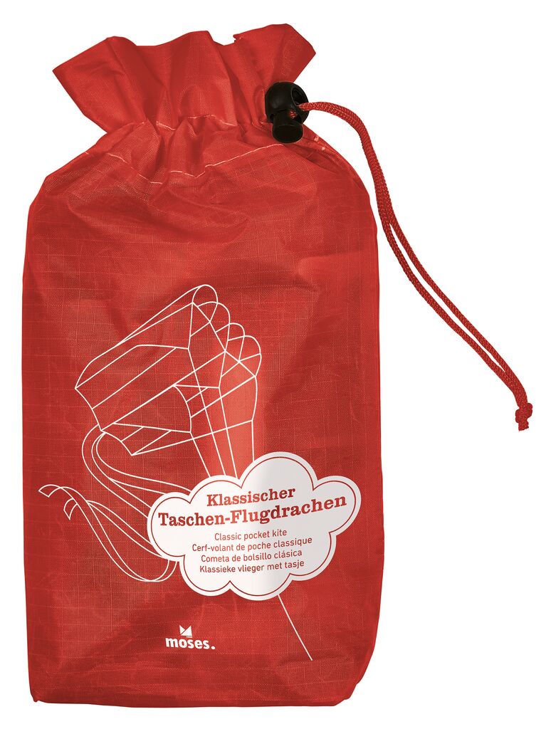 moses - Bunter Taschen-Flugdrachen