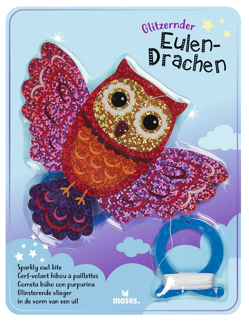 moses - Glitzernder Eulen-Drachen
