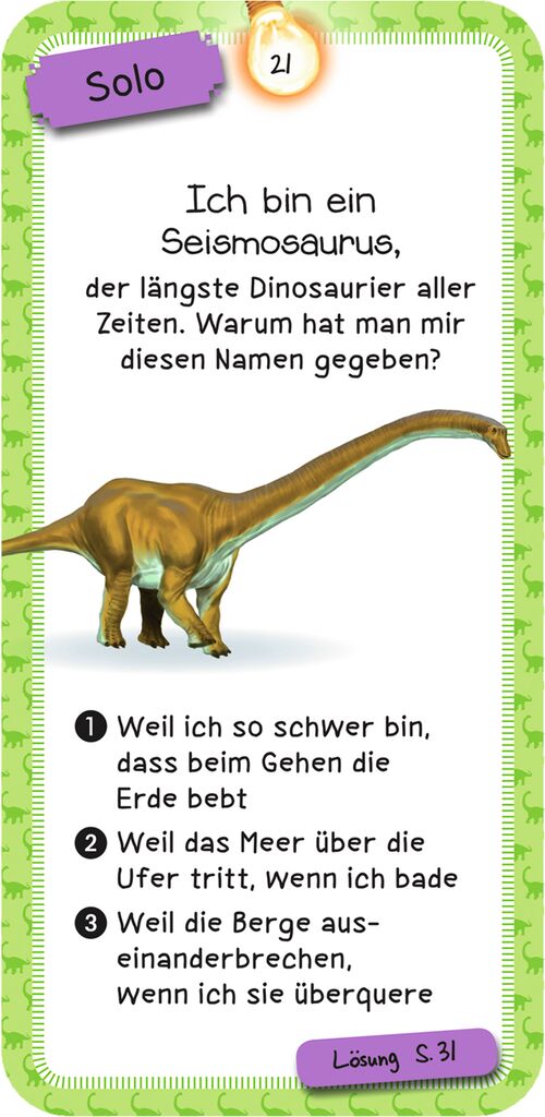 moses - Dinosaurier-Quiz