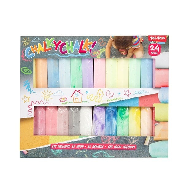 Toi-Toys - Strassenmalkreide 24 Stk.