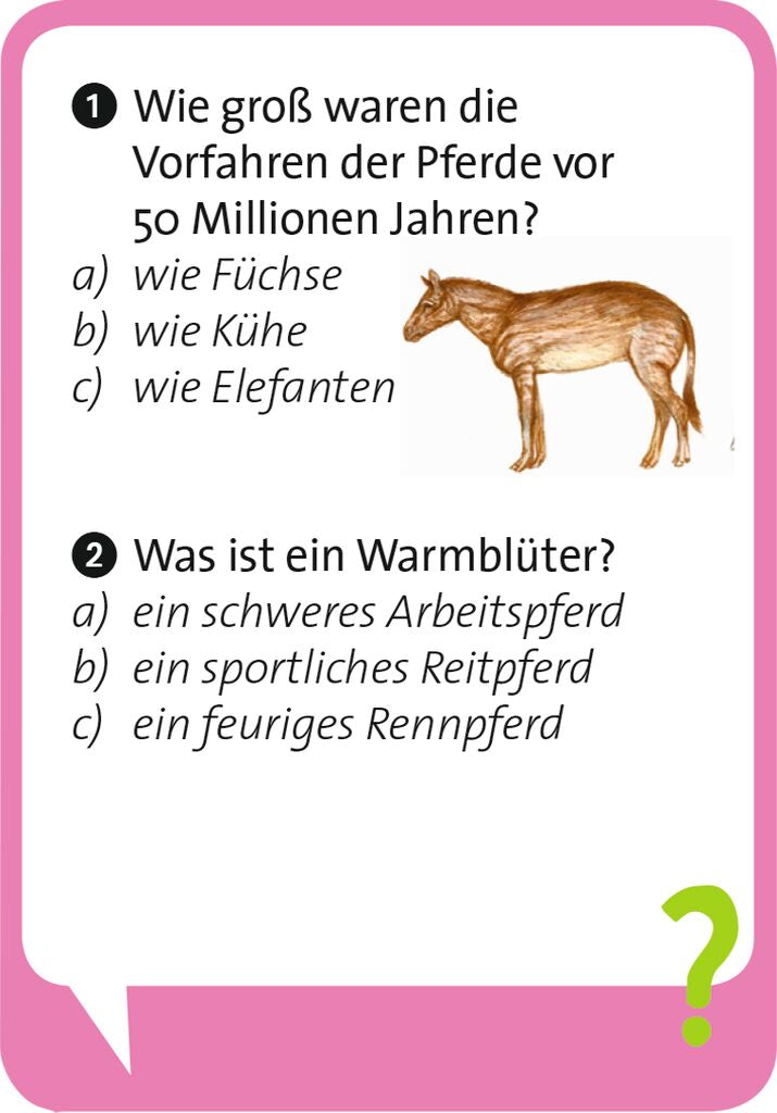 moses - Pocket Quiz junior - Pferde