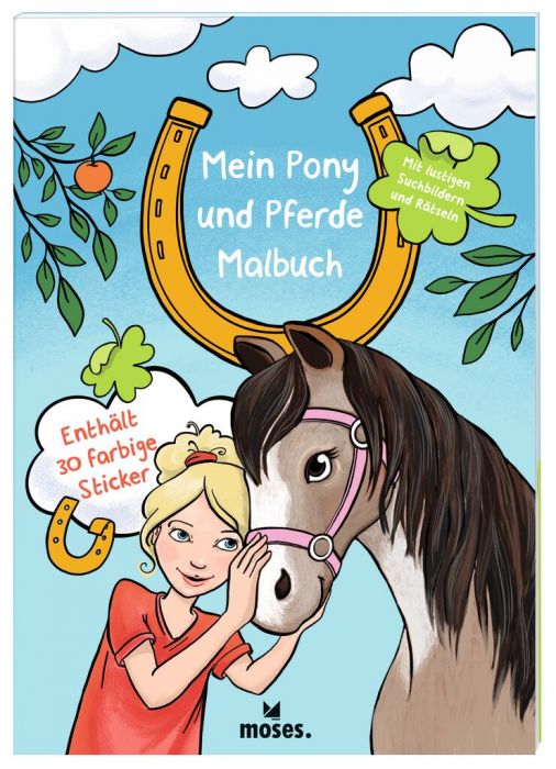 moses - Mein Pony und Pferde Malbuch