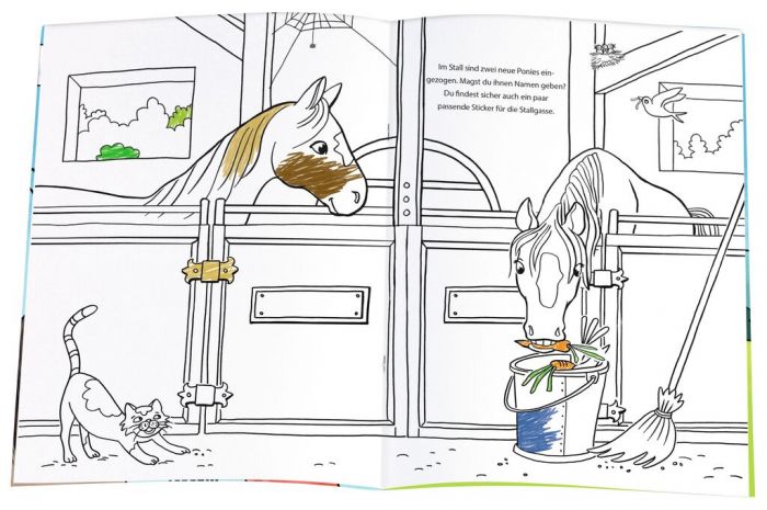 moses - Mein Pony und Pferde Malbuch