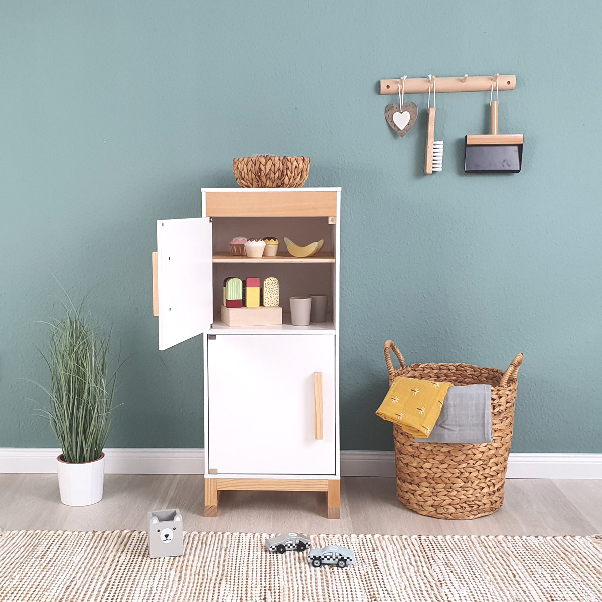 Musterkind - Kühlschrank FICUS weiß/natur