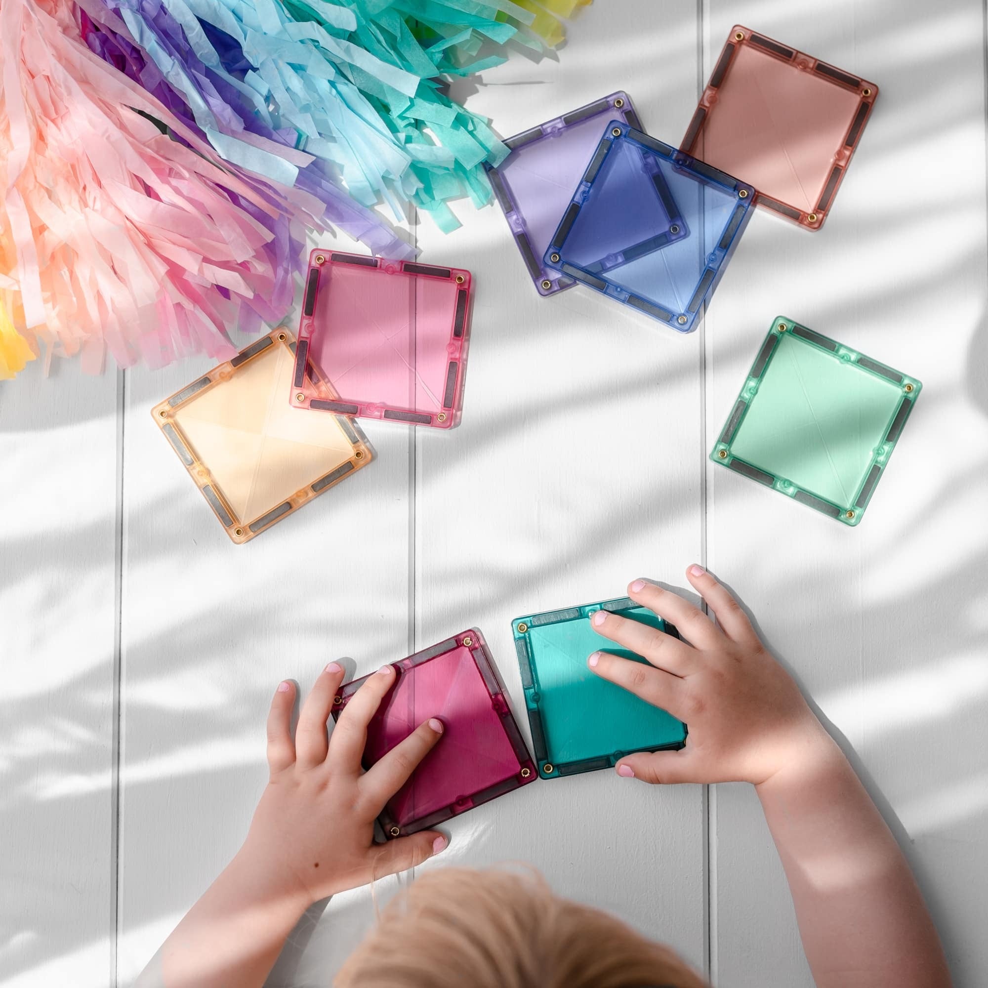 connetix - Magnetbausteine Pastel Creative Pack 120-tlg.