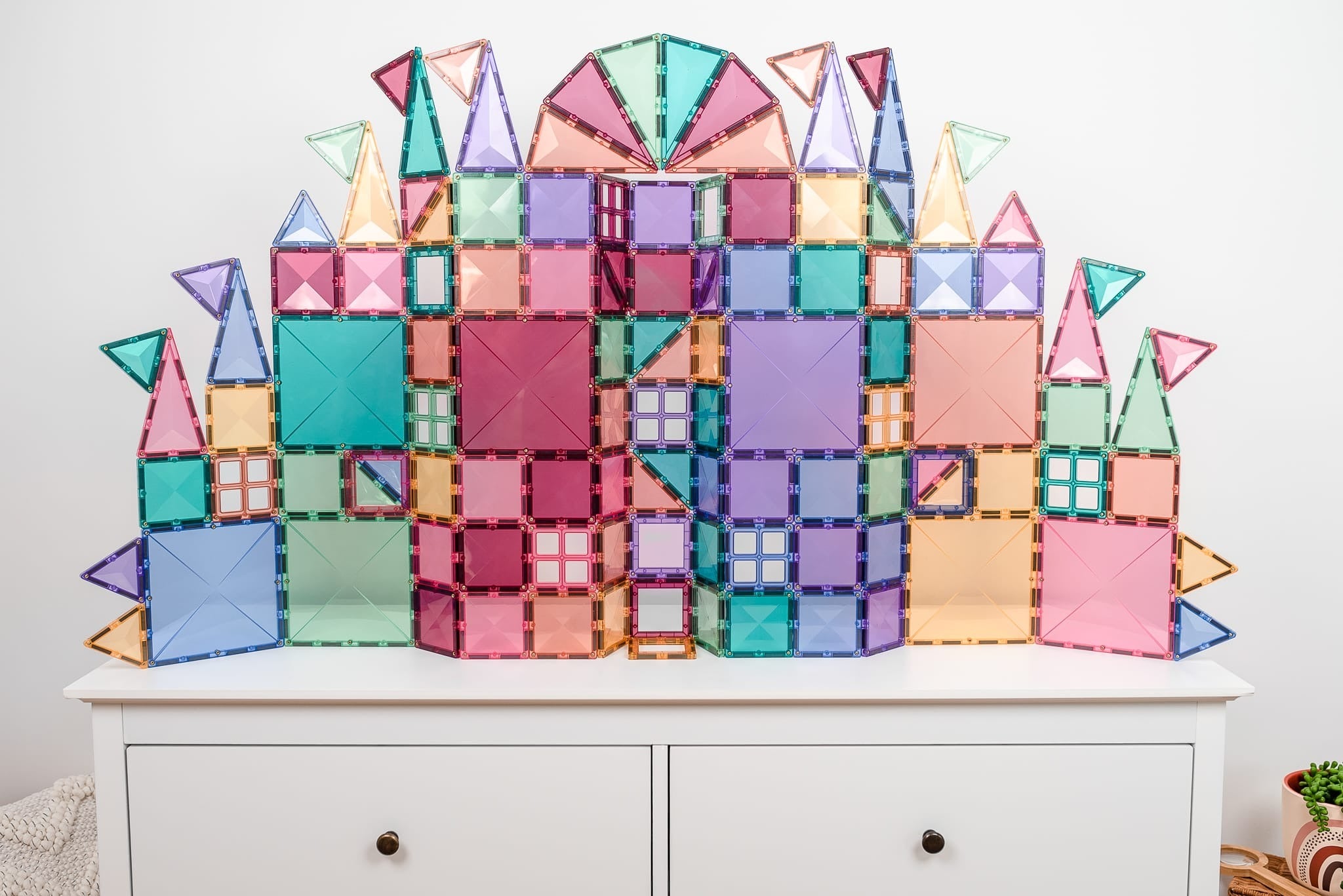 connetix - Magnetbausteine Pastel Creative Pack 120-tlg.