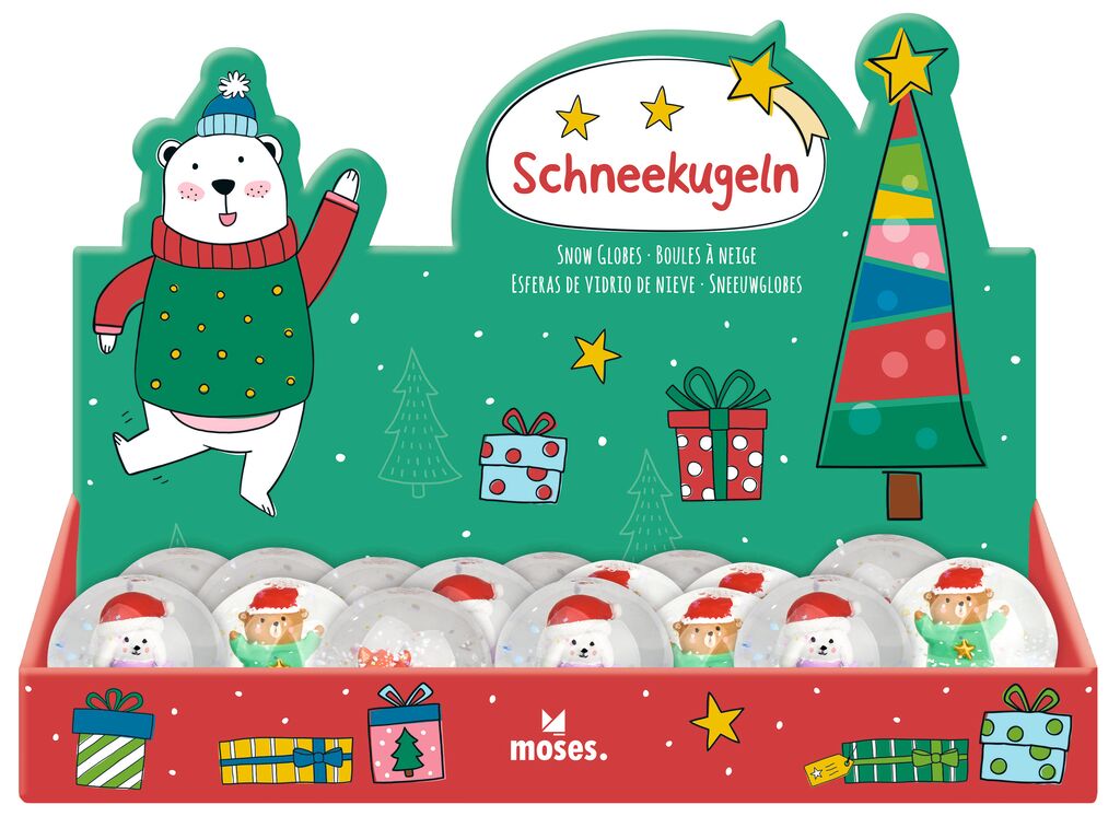 moses - Puschel-Schneekugel