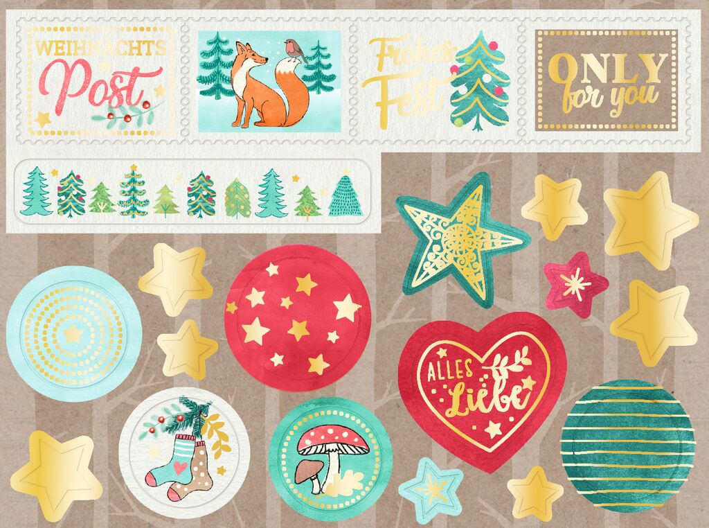 moses - Briefpapier-Set Winterwunder