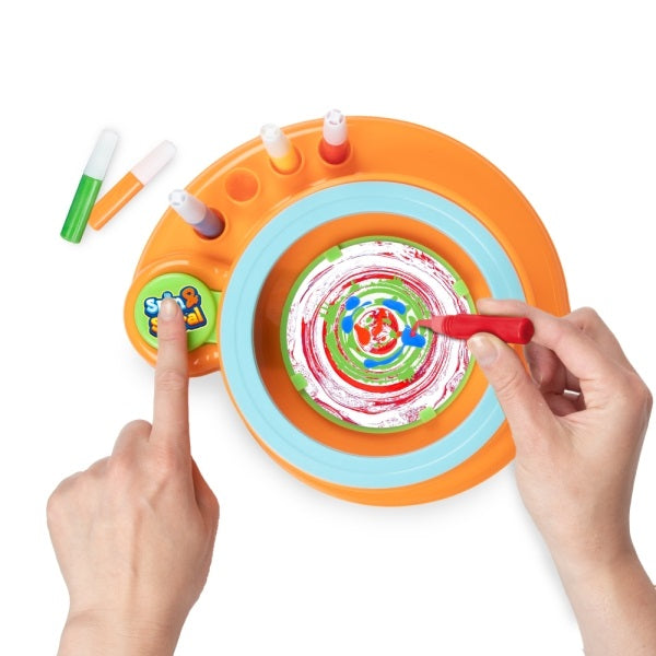 Toi-Toys - 2-in-1 Spin Spiral Kunststation