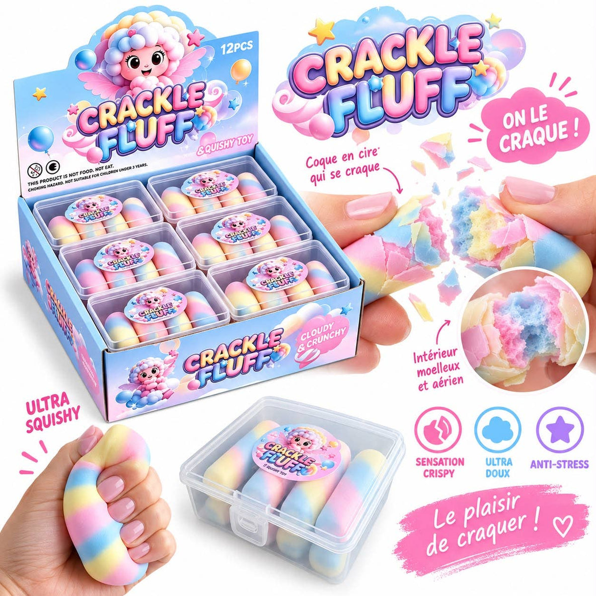 woom - Crackle Fluff Marshmallow