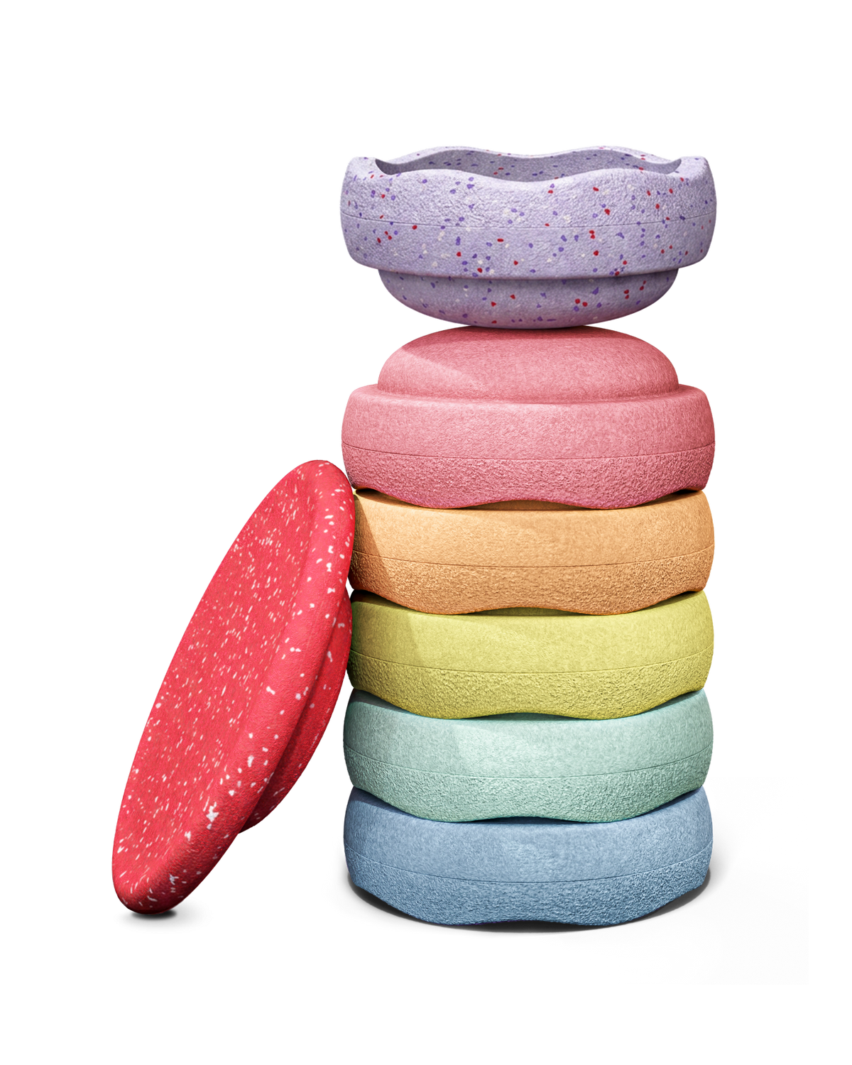 Stapelstein - Winter Special Rainbow Set pastel