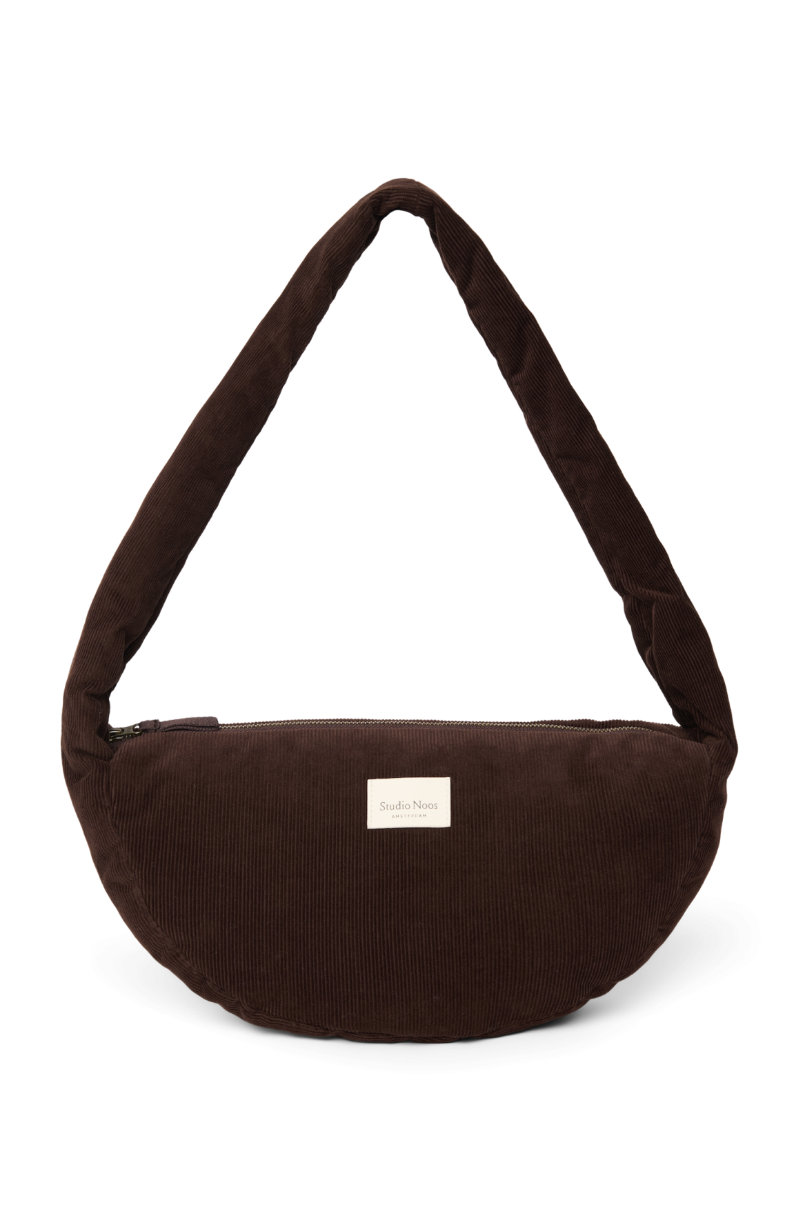 Studio Noos - Mini Cross Body Tasche Rib Puffy Dark Brown