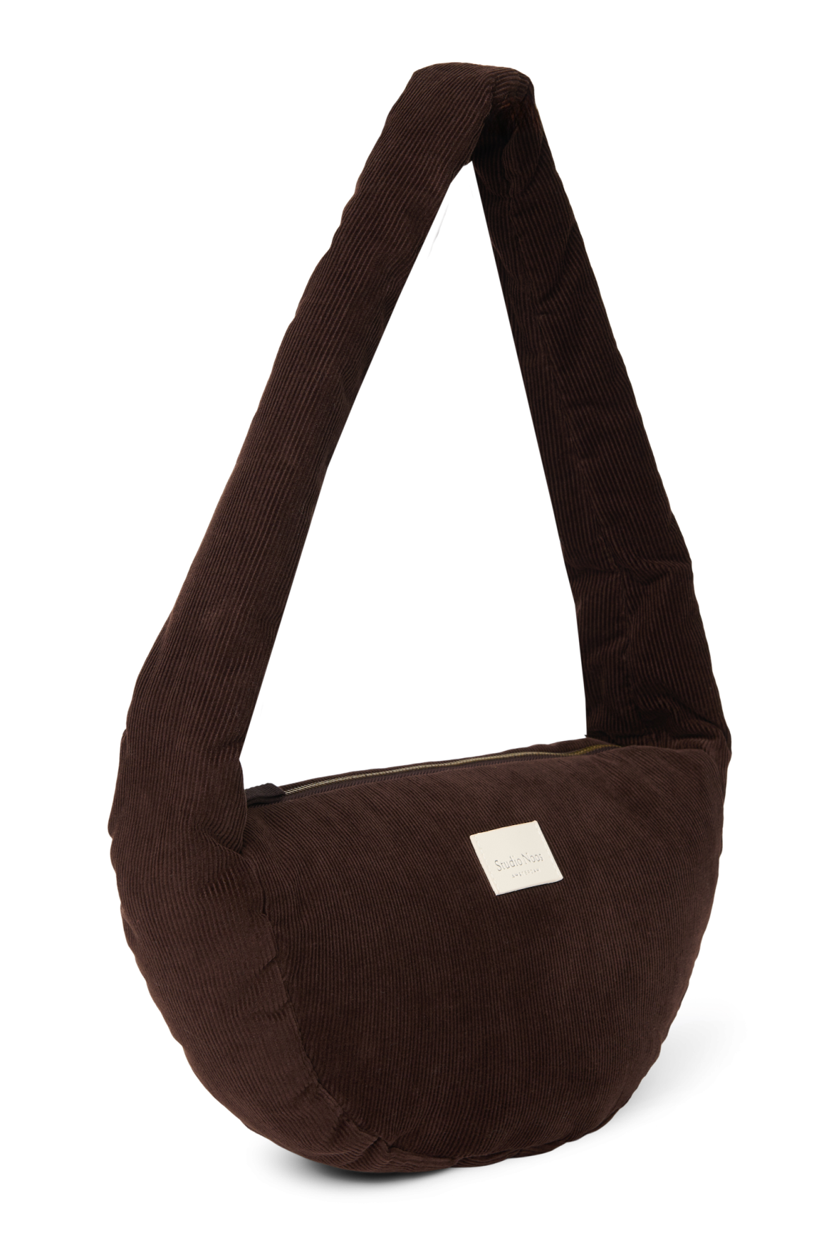 Studio Noos - Mini Cross Body Tasche Rib Puffy Dark Brown