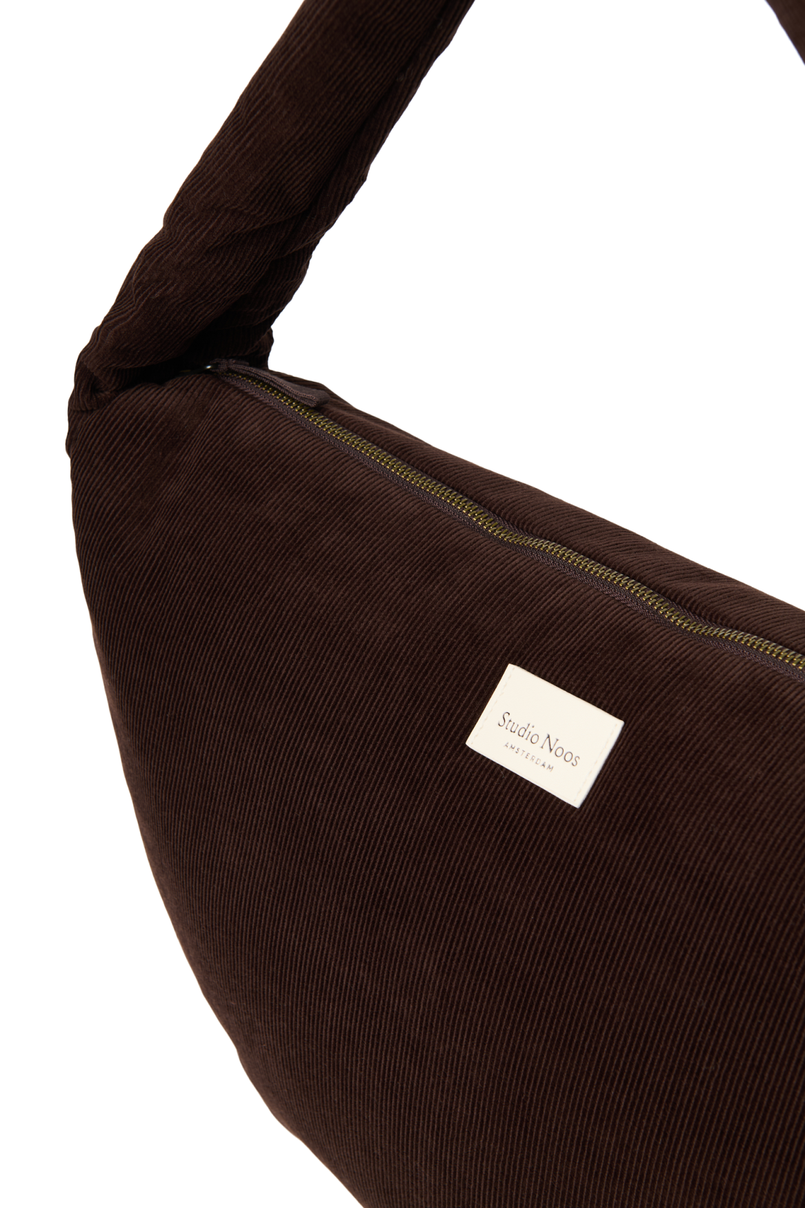 Studio Noos - Cross Body Tasche Rib Puffy Dark Brown