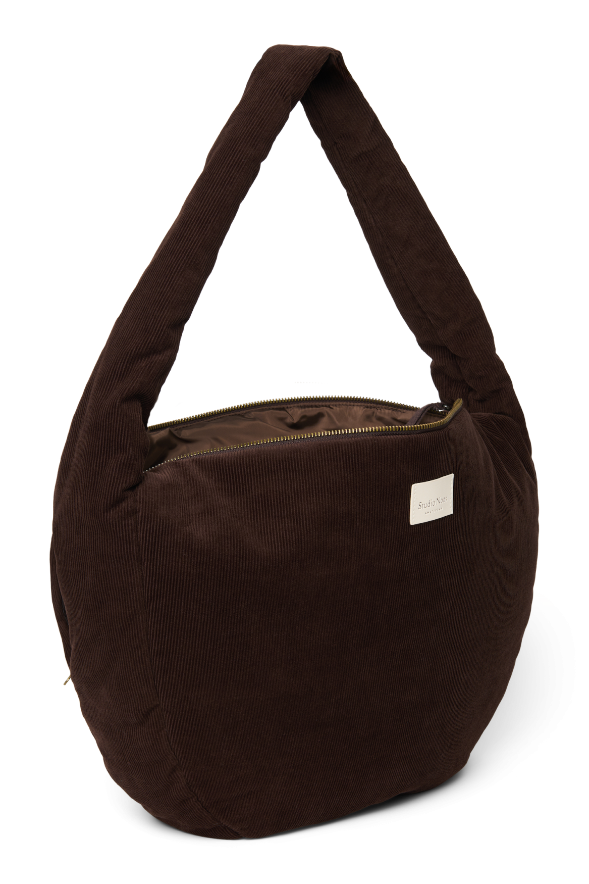 Studio Noos - Cross Body Tasche Rib Puffy Dark Brown