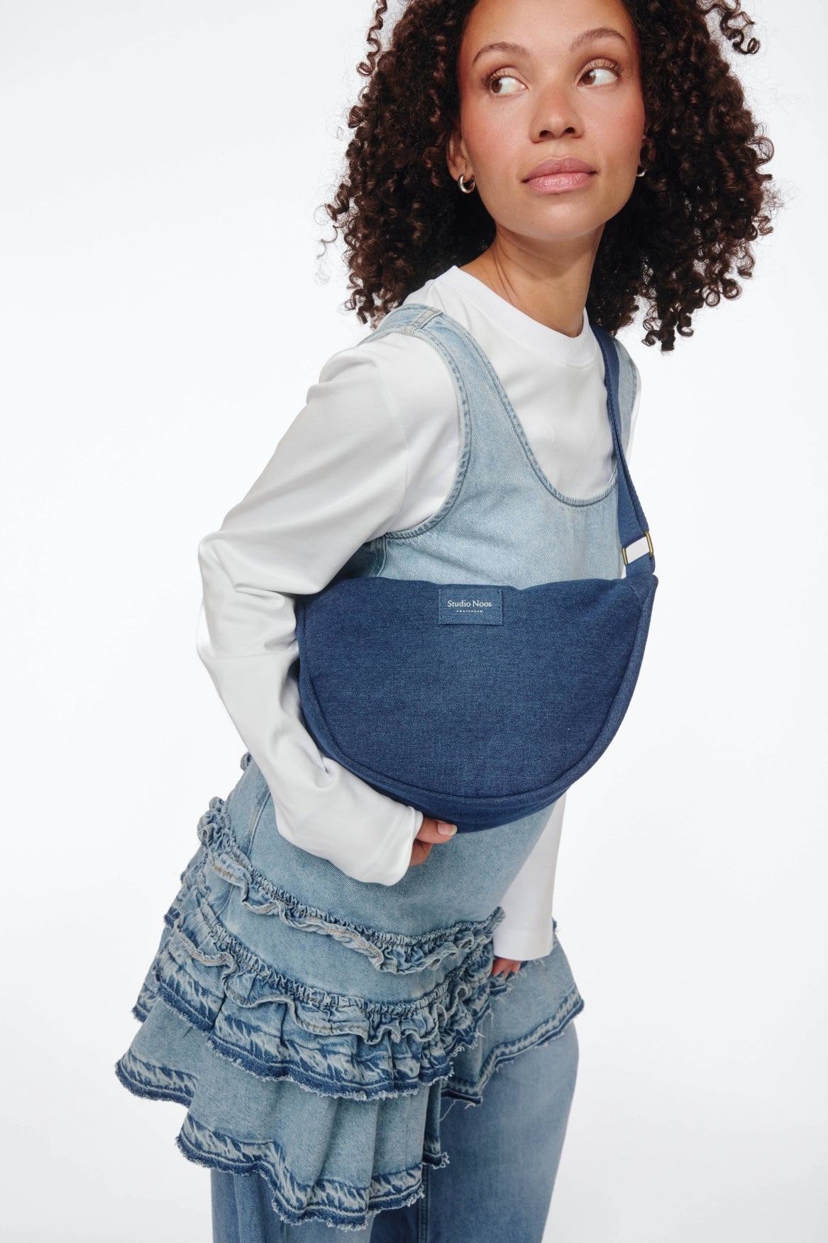 Studio Noos - Tasche Fanny Pack Denim Dark Blue