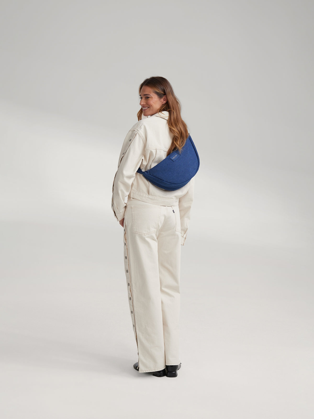 Studio Noos - Tasche Fanny Pack Denim Dark Blue