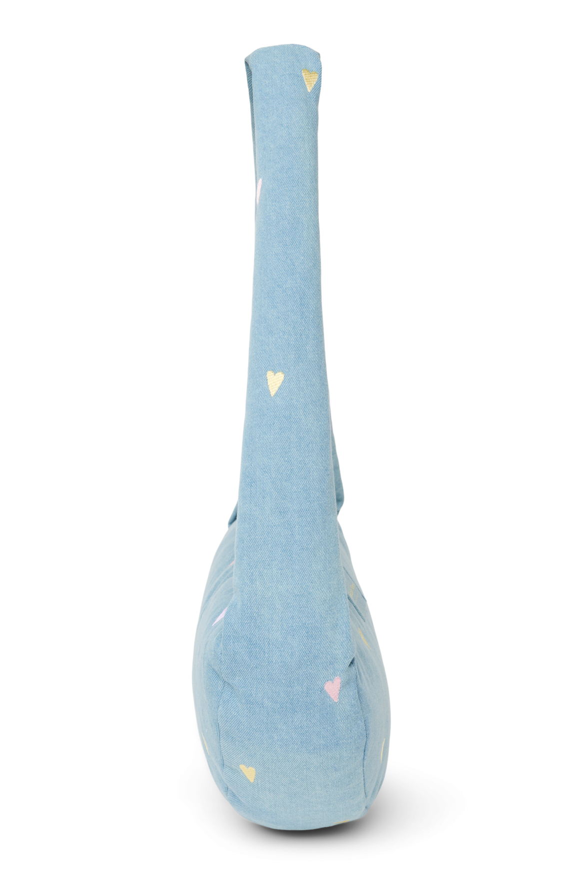 Studio Noos - Mini Cross Body Tasche Denim Light Blue Hearts