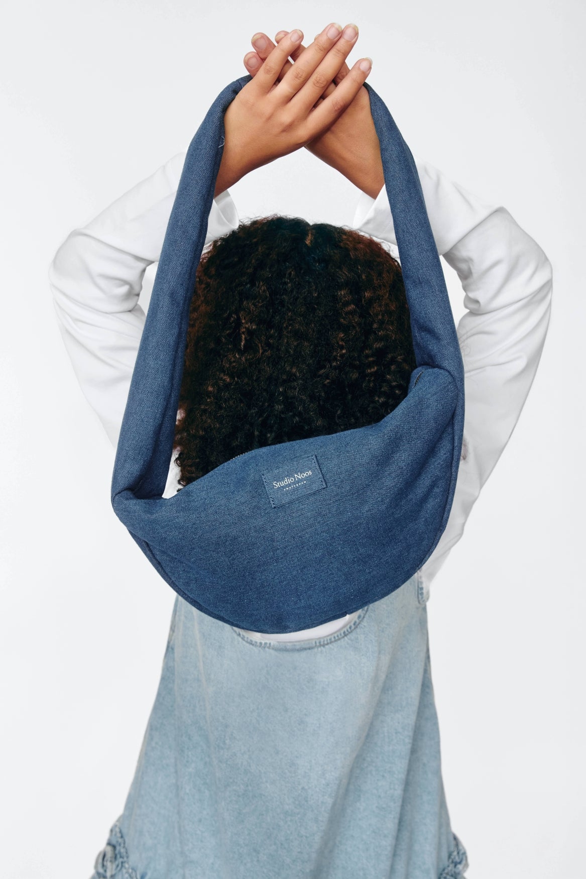 Studio Noos - Mini Cross Body Tasche Denim Dark Blue