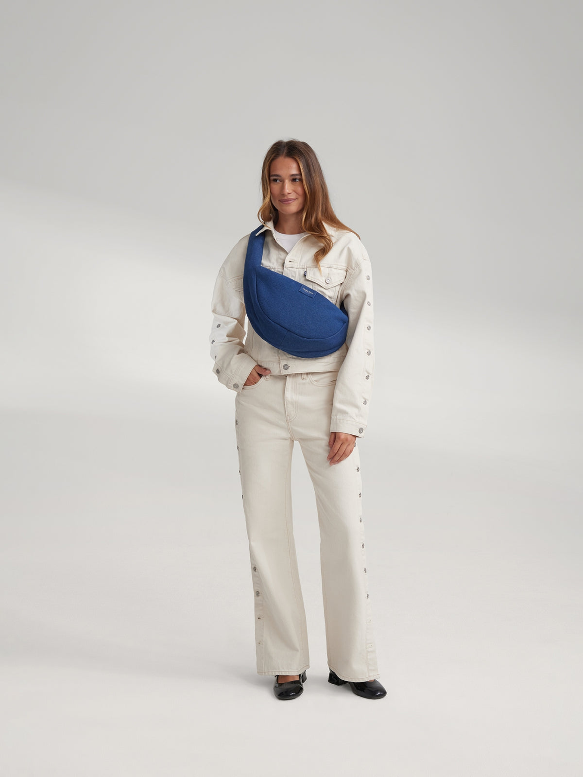 Studio Noos - Mini Cross Body Tasche Denim Dark Blue