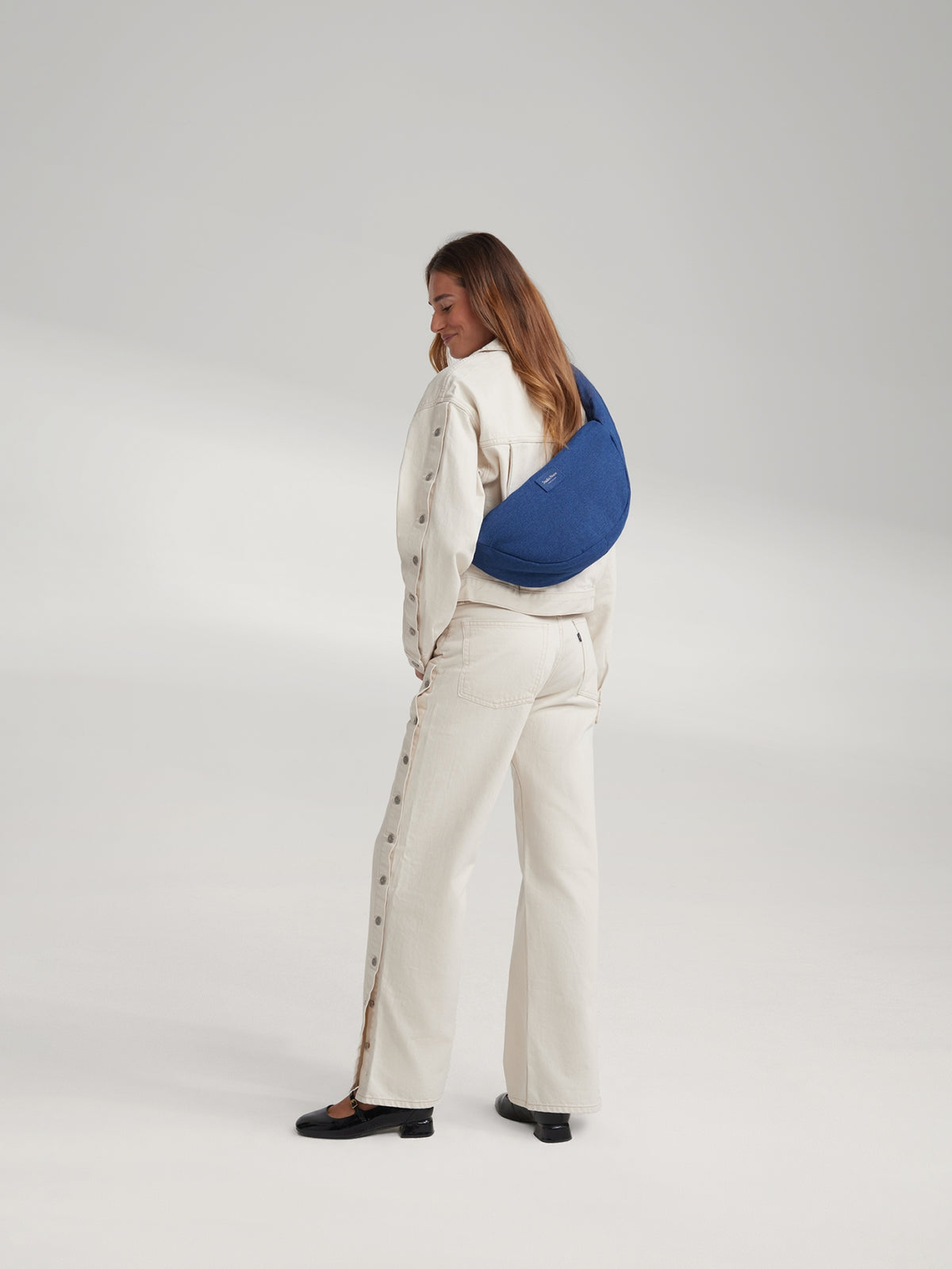 Studio Noos - Mini Cross Body Tasche Denim Dark Blue