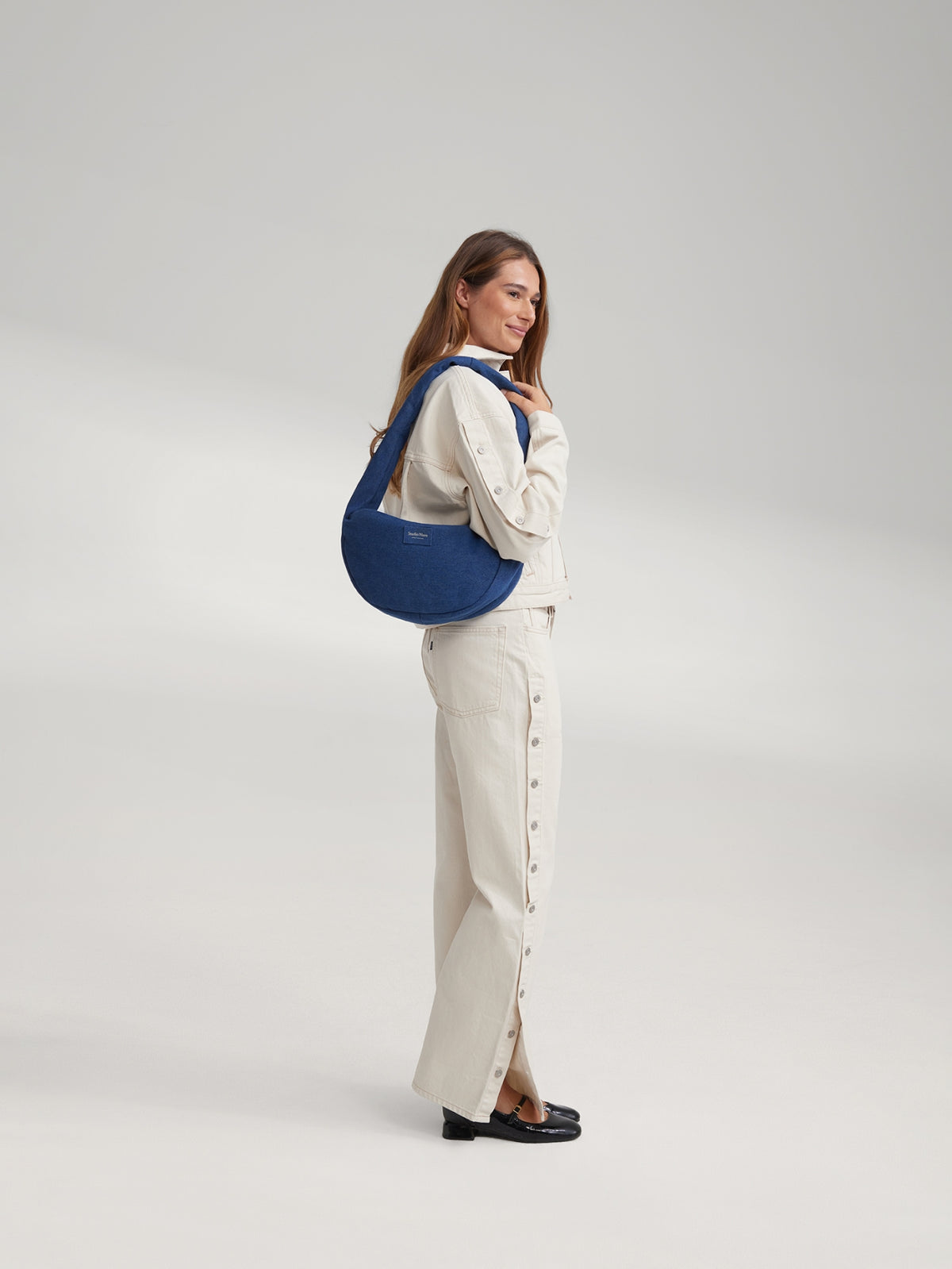 Studio Noos - Mini Cross Body Tasche Denim Dark Blue