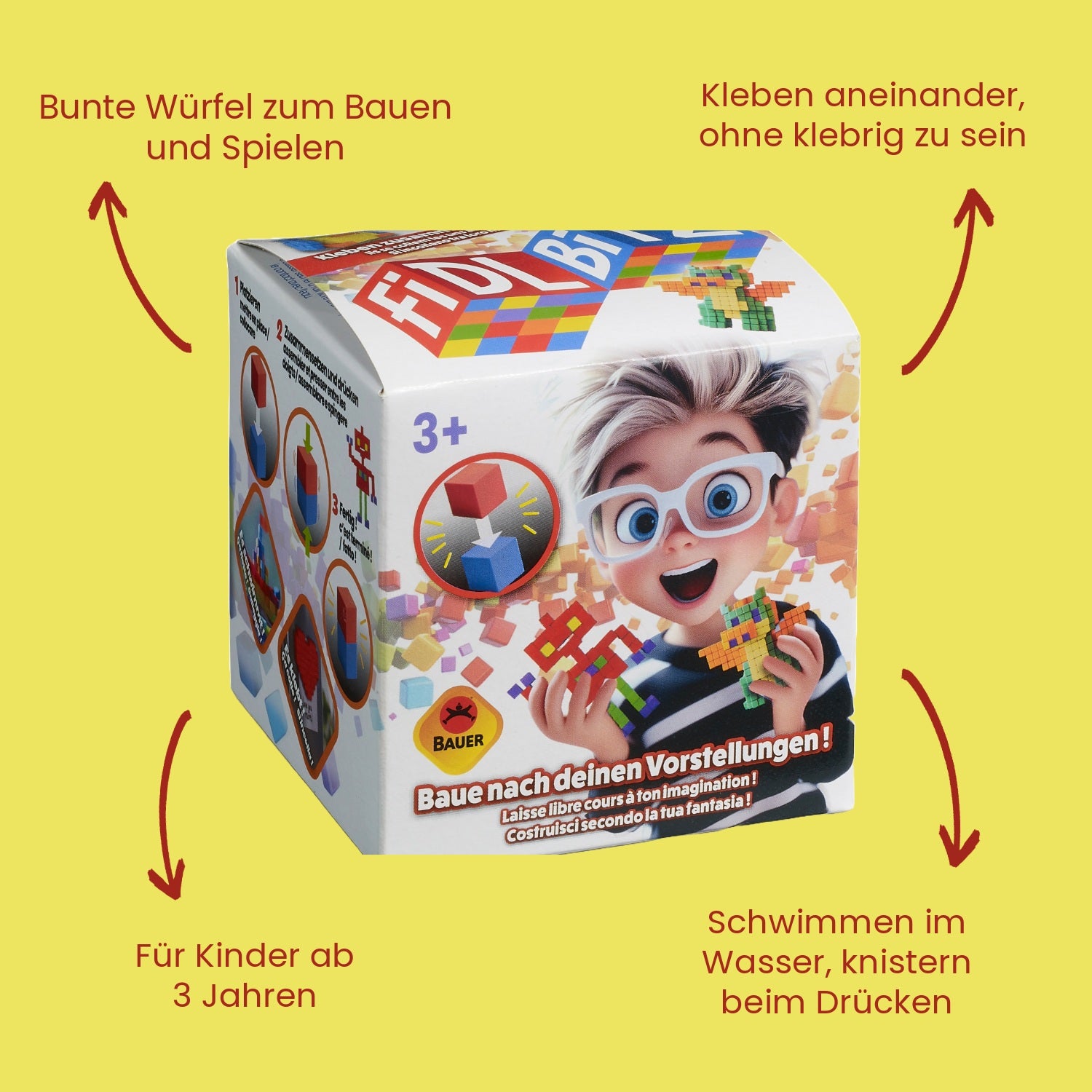 FiDL BiTZ - Mini-Bausteine: Starter Set ca. 160 Teile