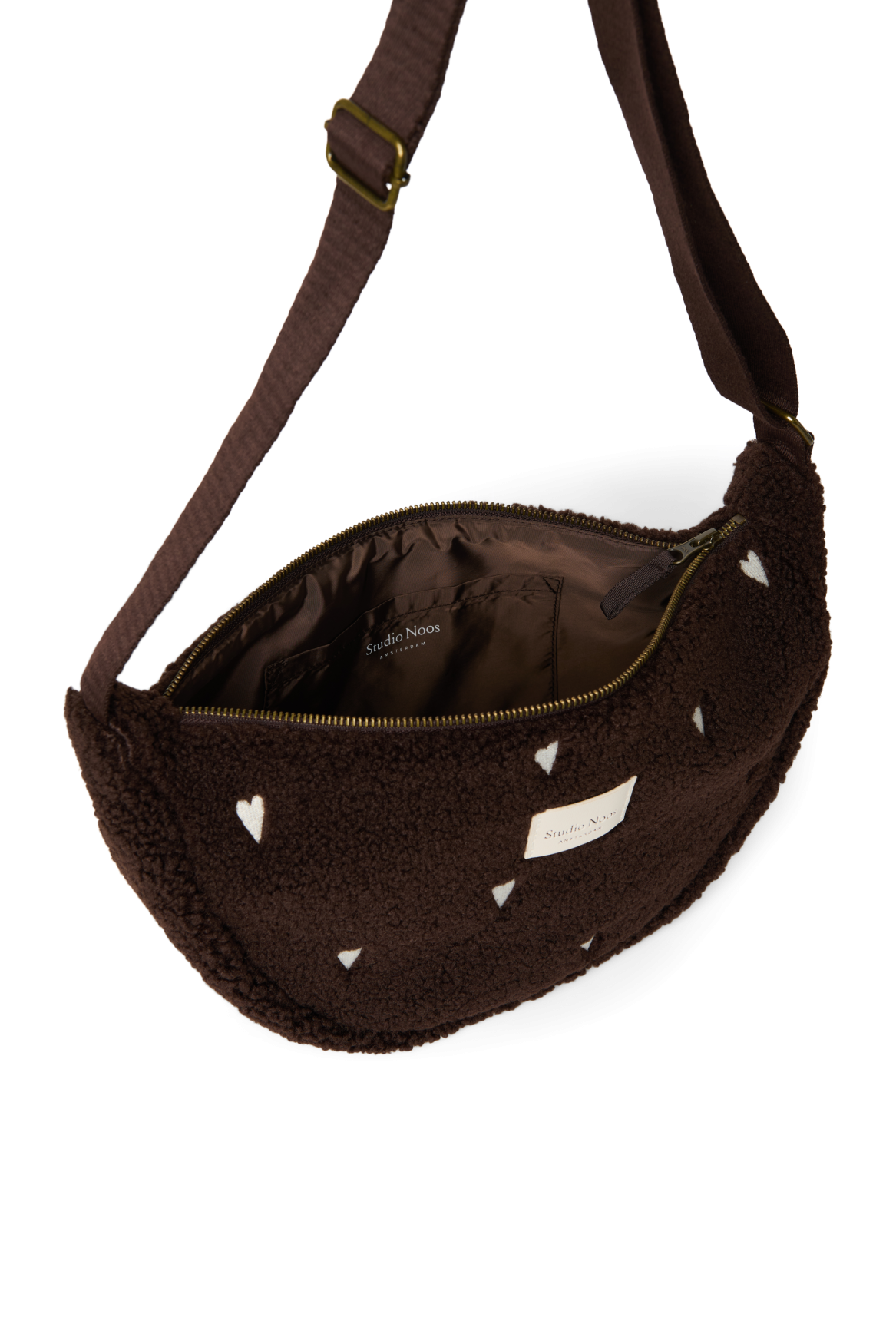 Studio Noos - Tasche Fanny Pack Teddy Chocolate Hearts
