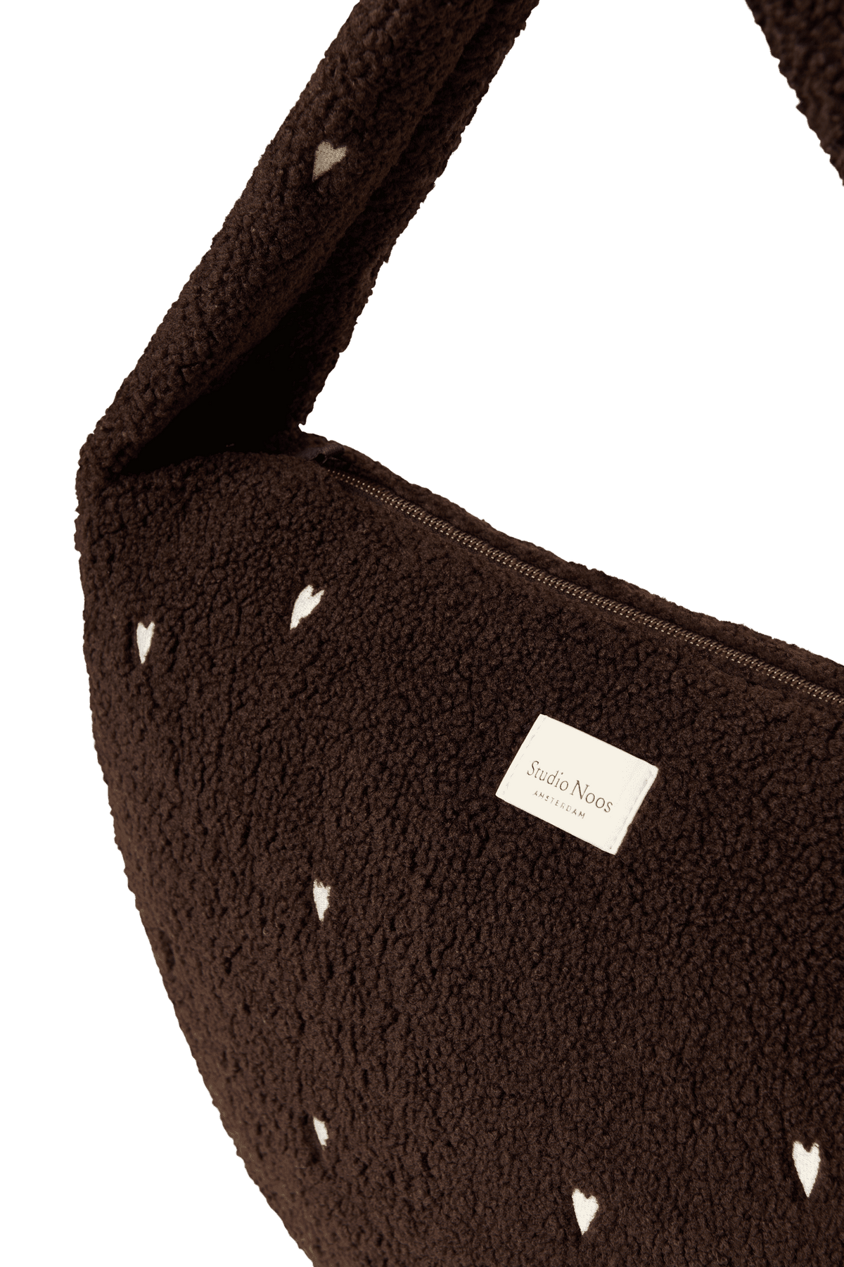 Studio Noos - Cross Body Tasche Teddy Chocolate Hearts