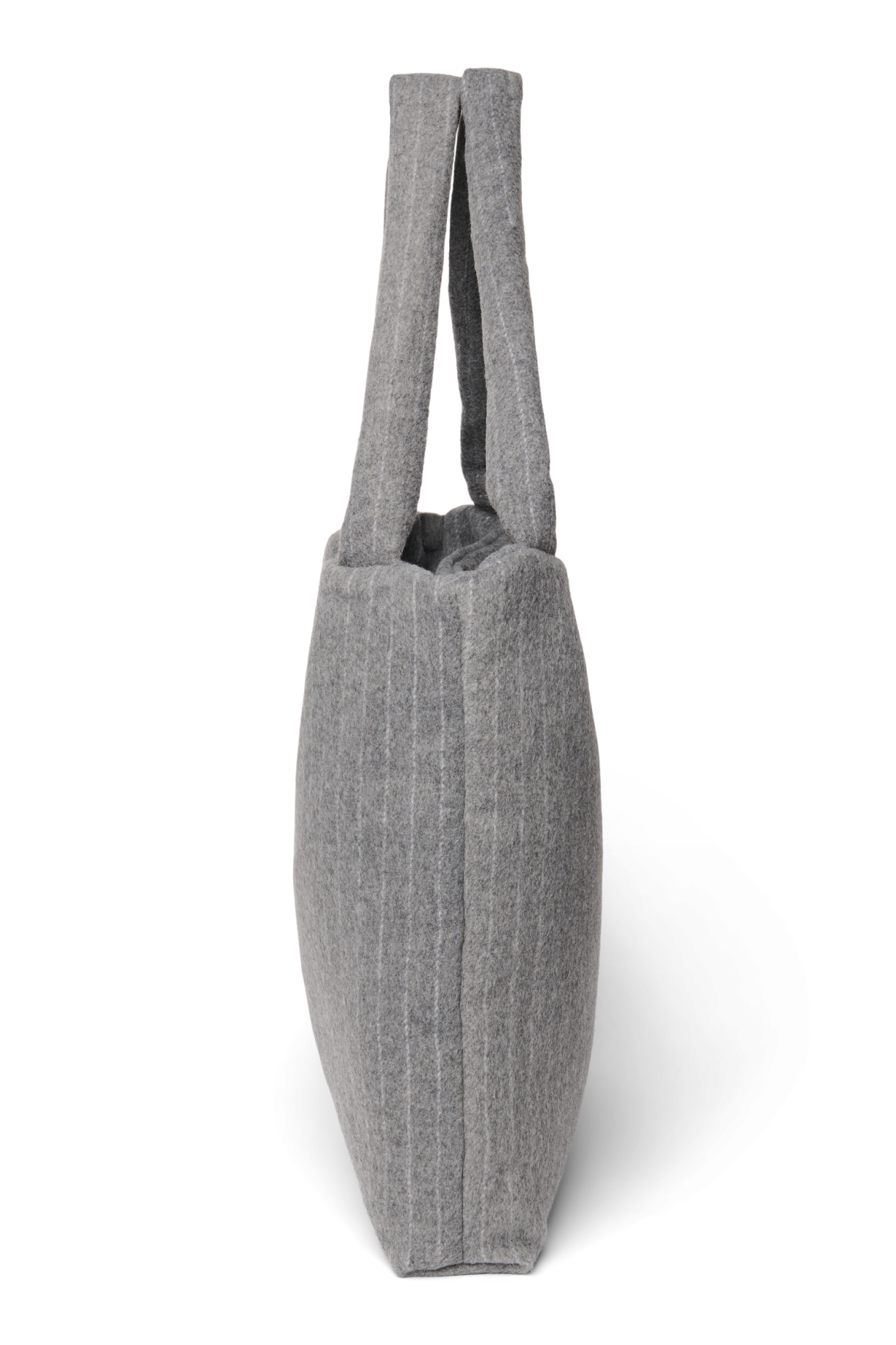 Studio Noos - Tasche Flannel Chalkstripe Light Grey