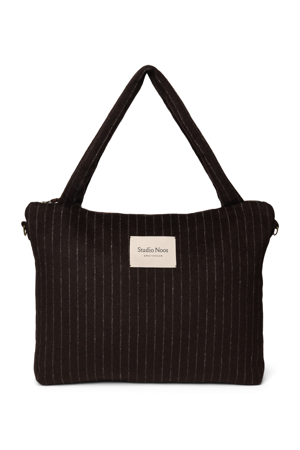 Studio Noos - Wickeltasche Flannel Chalkstripe Brown