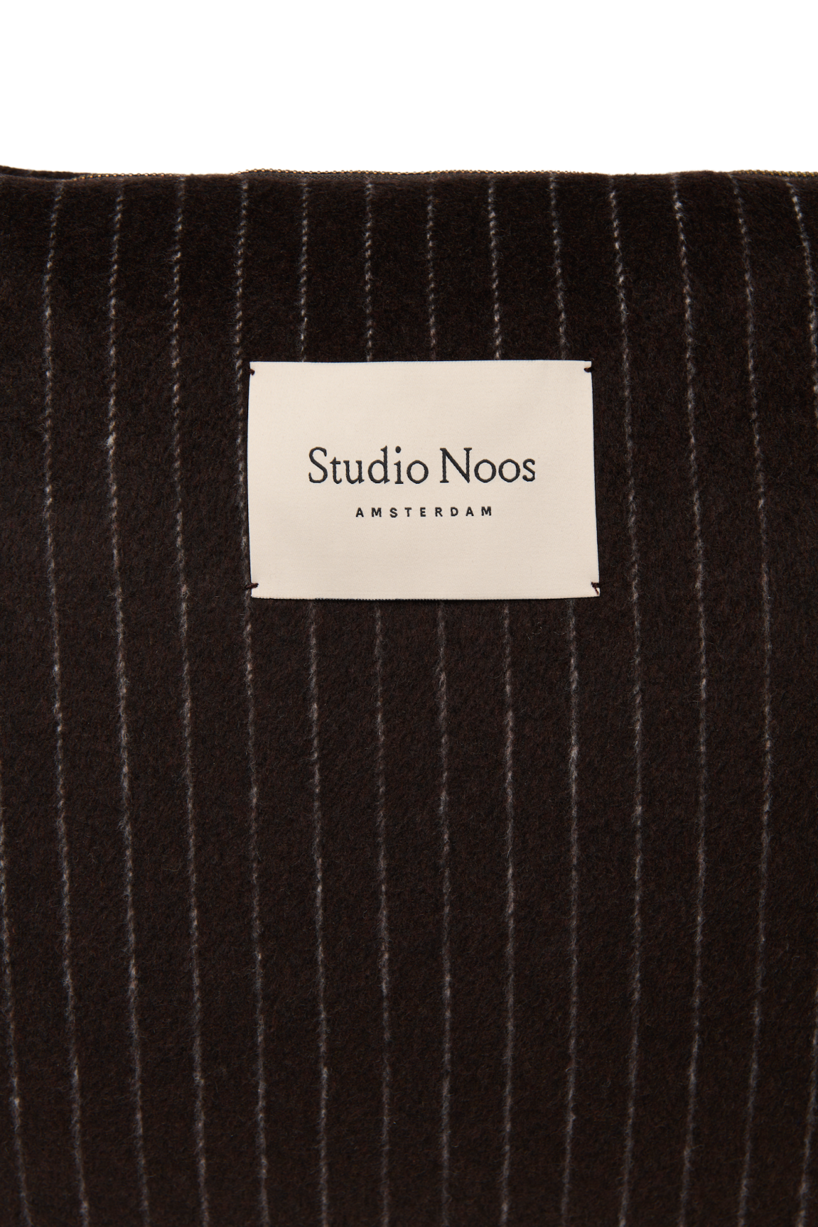 Studio Noos - Wickeltasche Flannel Chalkstripe Brown