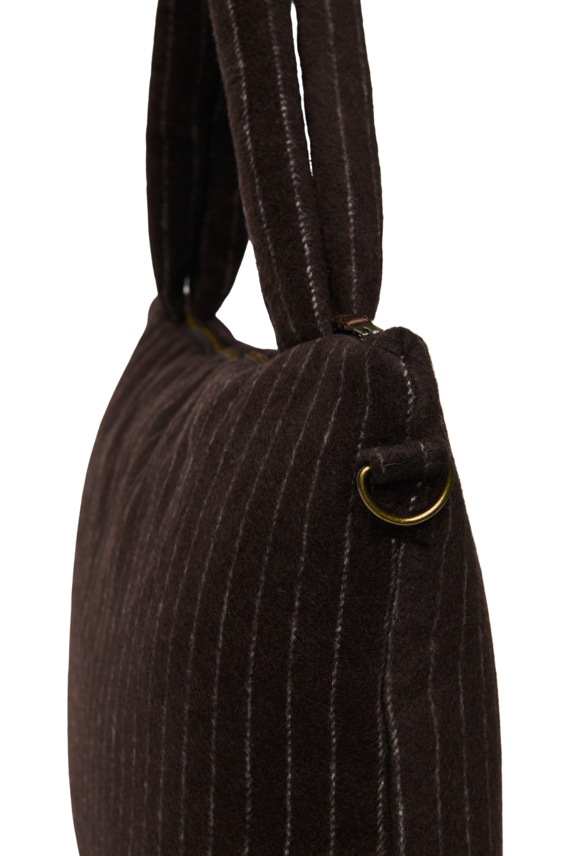 Studio Noos - Wickeltasche Flannel Chalkstripe Brown