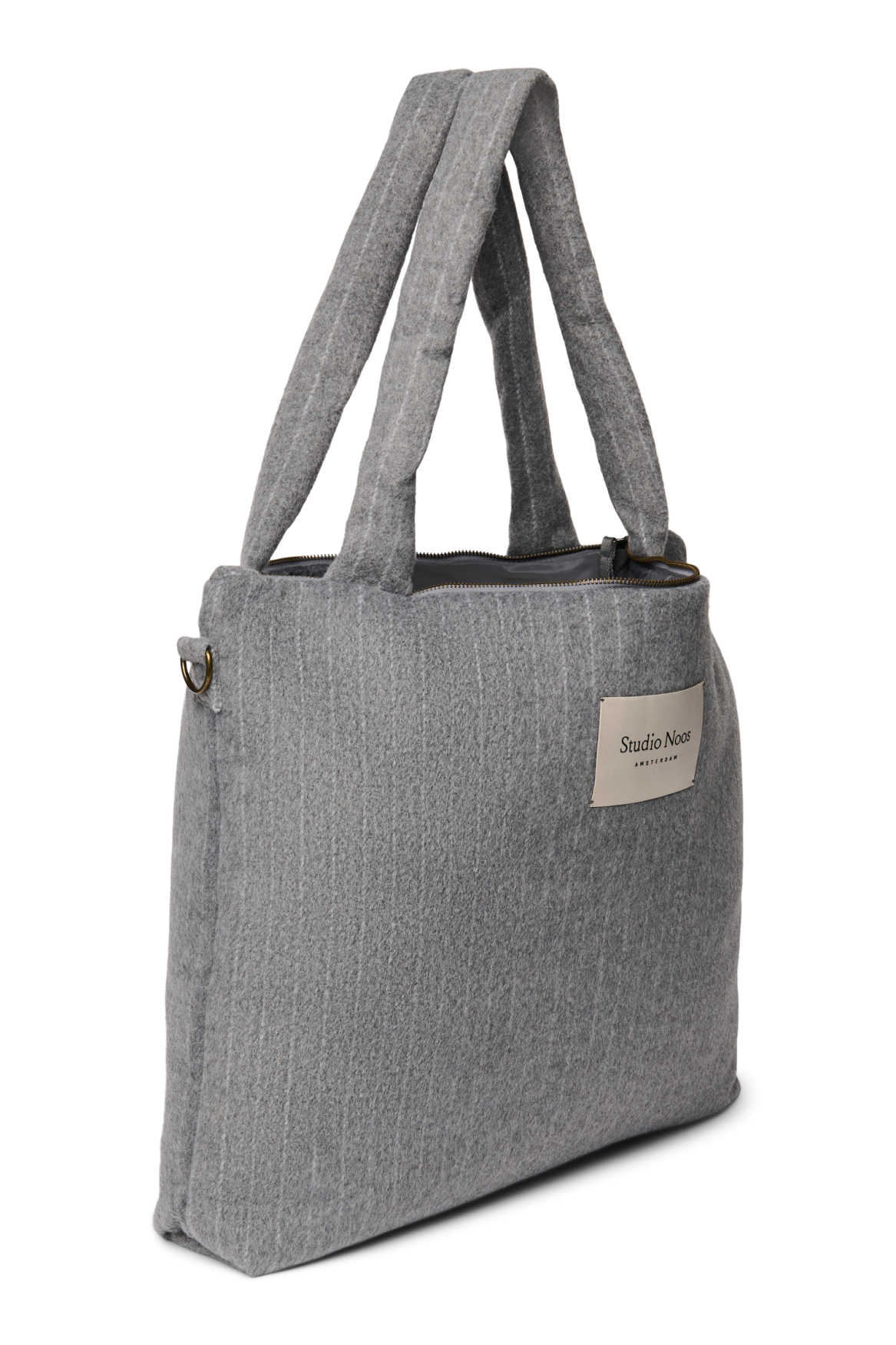 Studio Noos - Wickeltasche Flannel Chalkstripe Light Grey